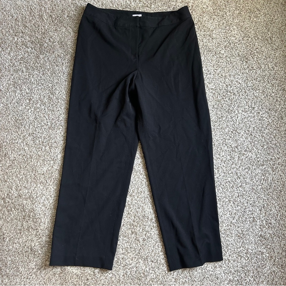 🦋 Apt. 9 Black Dress Pants Straight-Leg Office Business Casual Formal 14